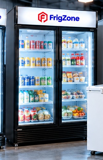 FrigZone double door visi cooler